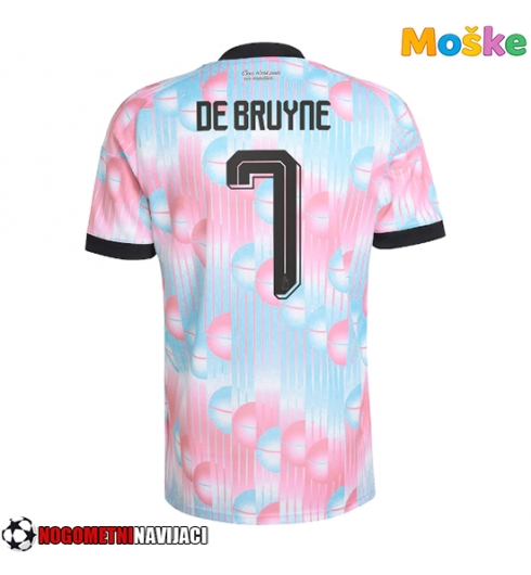 Moške Nogometnih dresov Belgija Kevin De Bruyne #7 Gostujoči SP 2026 Kratki rokavi Moške Nogometnih dresov Belgija Kevin De Bruyne #7 Gostujoči SP 2026 Kratki rokavi